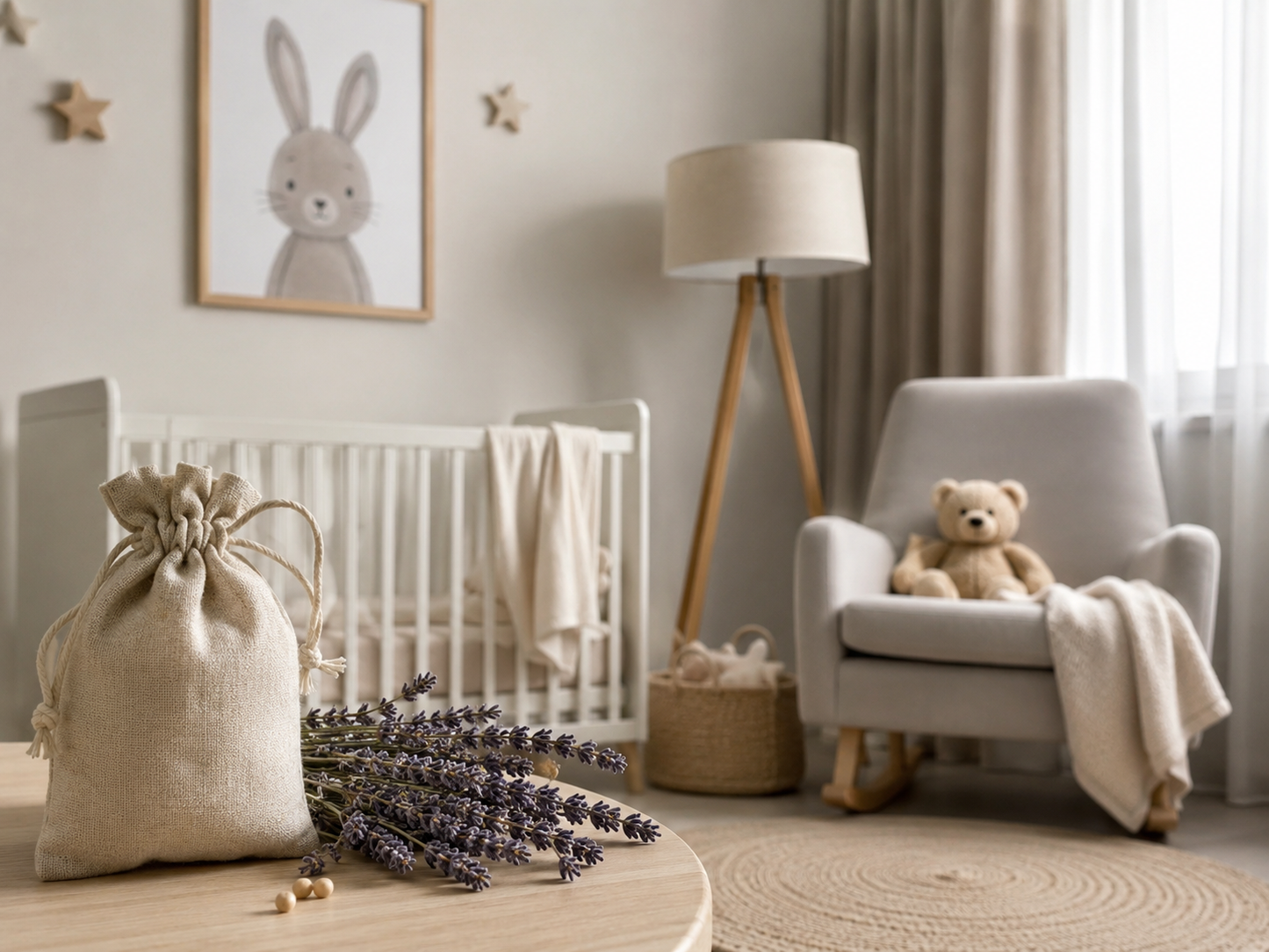 Lavendel zakje voor in de babykamer