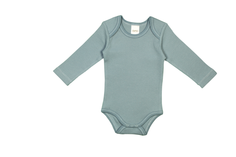 Romper blauw lange mouw 50/56