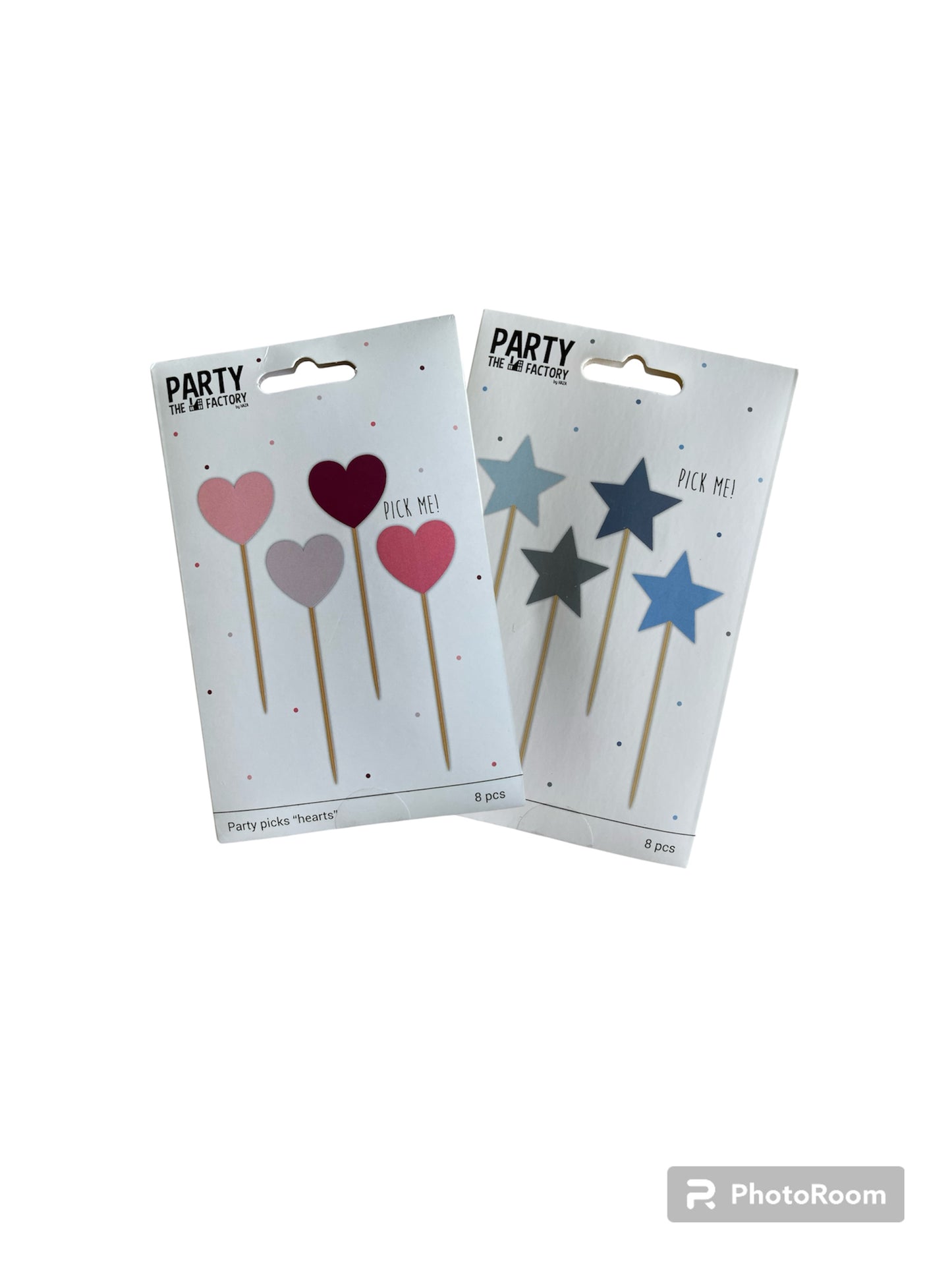 Geboorte feest prikkers blauw